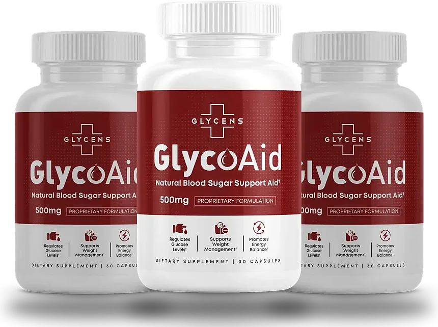 Three bottles of GlycoAid